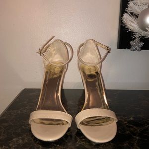 Pierre Dumas Nude Stiletto Heels